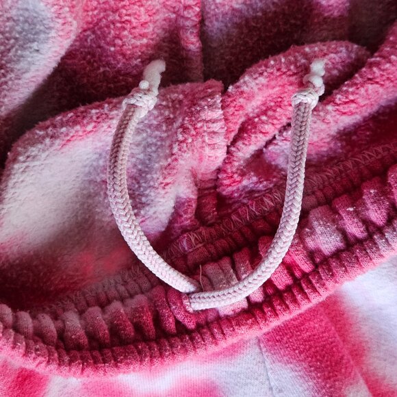 iets frans Sweatpants Womens Large Tie Dye Acid Wash Fleece Lounge Pockets Gym - Picture 6 of 11